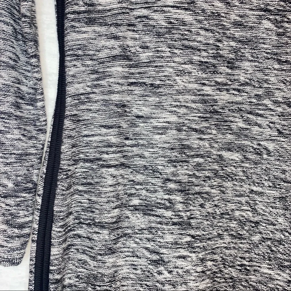 Athleta Retreat Marled Knit Grey Black Long Sleeve Sweater Tunic Dress XSP - Picture 7 of 11